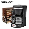 Cross-border SOKANY108s coffee machine, household automatic Americano drip steam coffee machine for brewing tea Item Picture